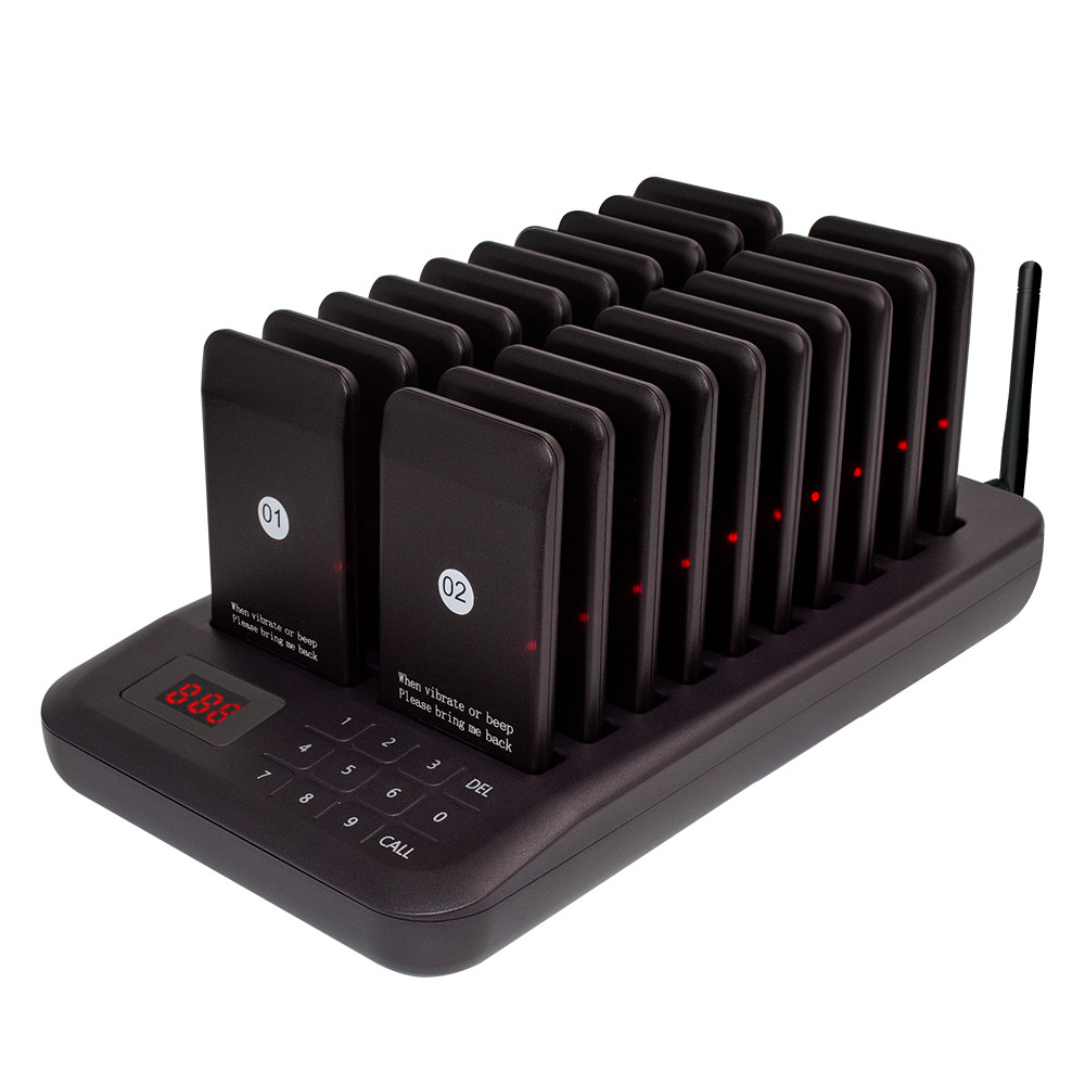 CATEL CTP320 model 20 Pagers 1 Keyboard Transmitter for restaurant, Wireless Paging System