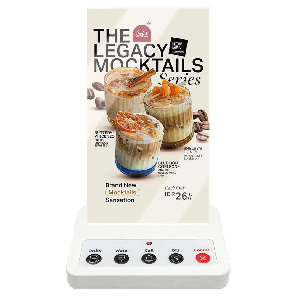 CTT15 Call Button with Menu Holder